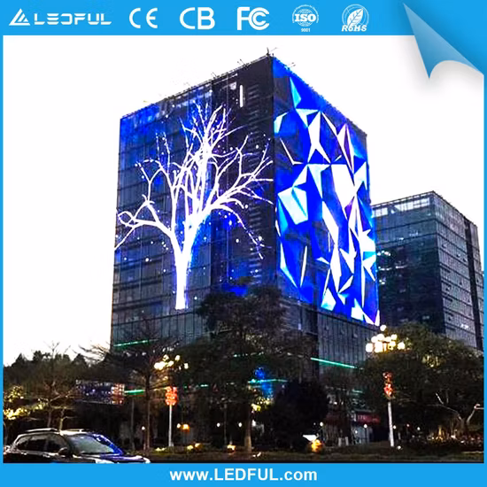 Indoor or Outdoor P3.91 LED Transparent Display Glass Screen/Window LED Screen