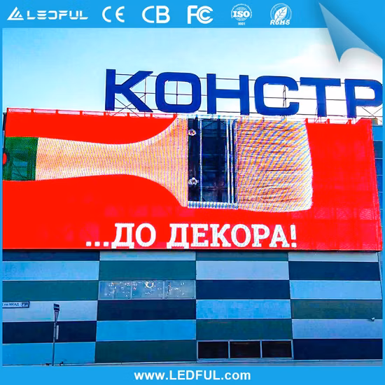 Indoor or Outdoor P3.91 LED Transparent Display Glass Screen/Window LED Screen