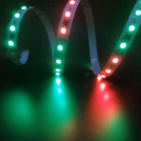 Striscia luminosa per diapositive RGB 5050, striscia LED DMX per musica alberghiera programmabile