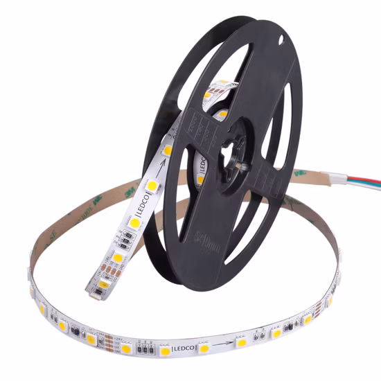 Striscia LED indirizzabile SMD5050 60LEDs/m Pixel bianco 24VDC 14.4W/m Striscia LED DMX