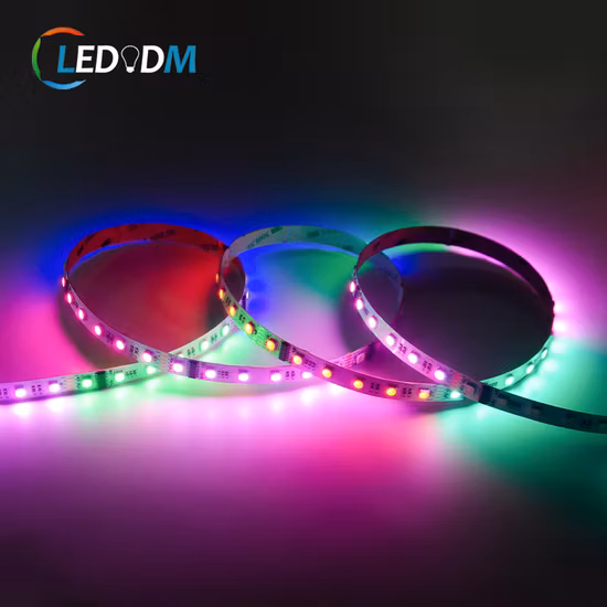 Striscia LED indirizzabile SMD5050 60LEDs/M 24VDC 19.2W/M Striscia LED DMX RGBW