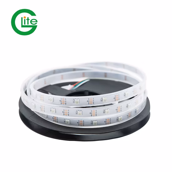 Striscia LED indirizzabile impermeabile Ws2812b Ws2812 RGB LED di due anni di garanzia 5V 60LED