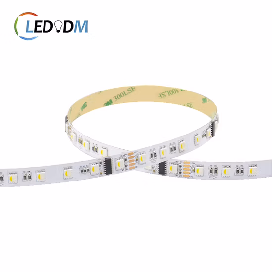 Striscia LED RGBW Ucs512 con indirizzo di scrittura DMX automatico da 60 LED ad alta luminosità