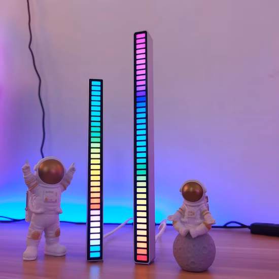 Striscia USB RGB con attivazione vocale ambientale, rilevamento del ritmo LED, controllo del suono, pickup, luce del ritmo musicale