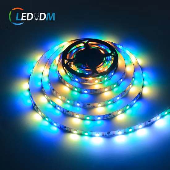 Striscia LED digitale colorata RGB compatibile DMX512 5V 9W 5050 pixel con 144 LED integrati 2835IC
