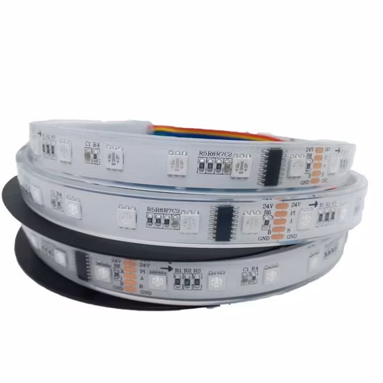 Striscia LED RGB LED indirizzabile digitale DC5V IP68 Ws2811 da 12 mm Pixel Light 2811 di alta qualità