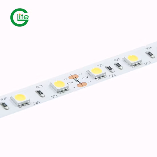 Striscia LED DC12 SMD5050 60/120LED di vendita calda non impermeabile con certificato CE