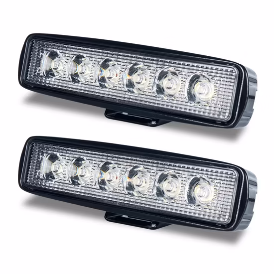 Striscia luminosa da lavoro a LED rettangolare da 18W